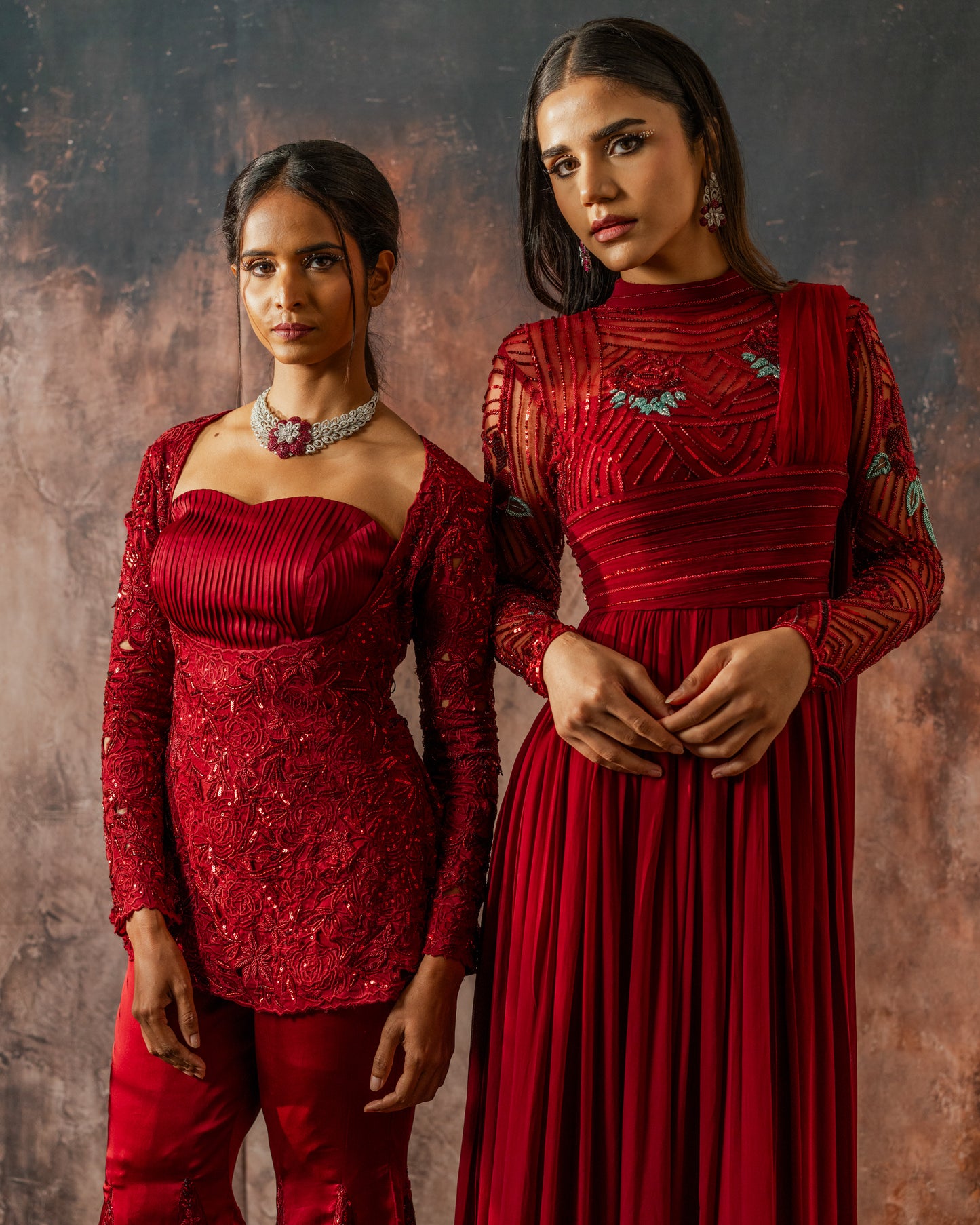 Scarlet garara set