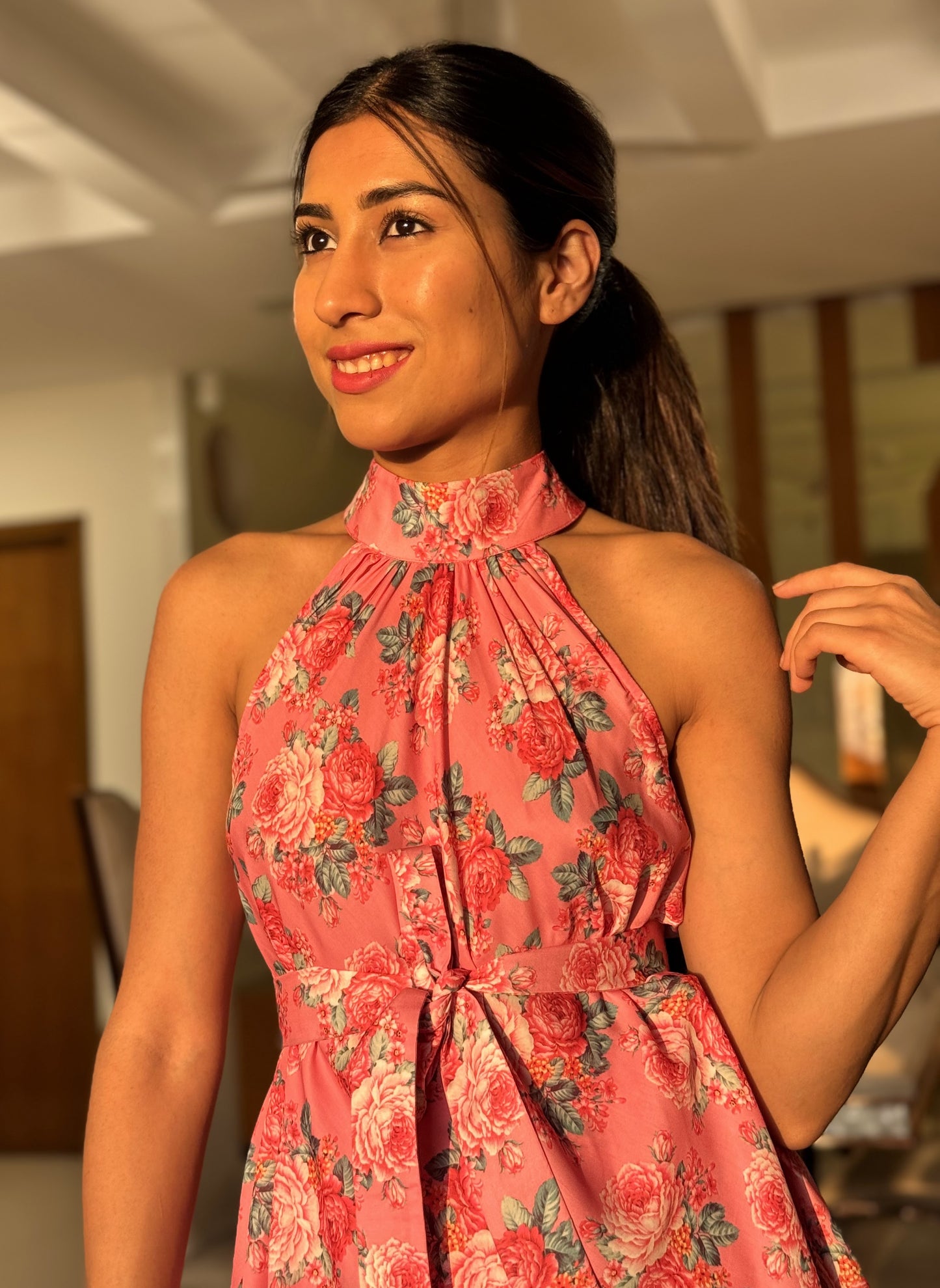 Cute in coral co-ord set