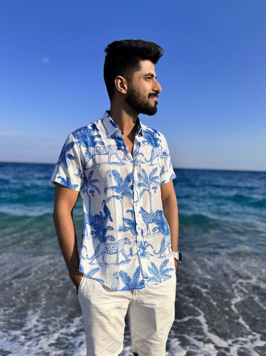 Royal drift printed shirt