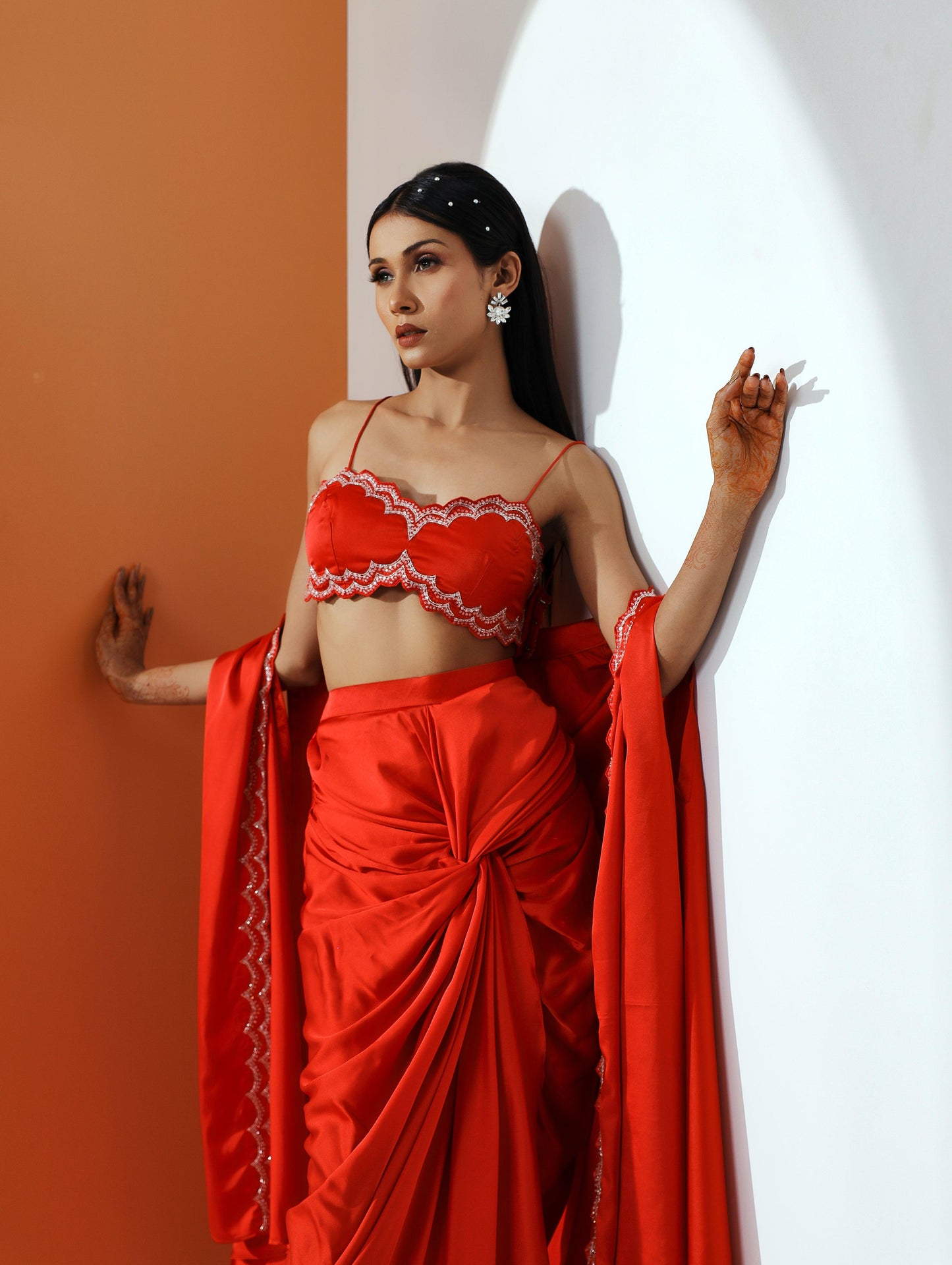 Amelia cape set - Nishi Madaan Label