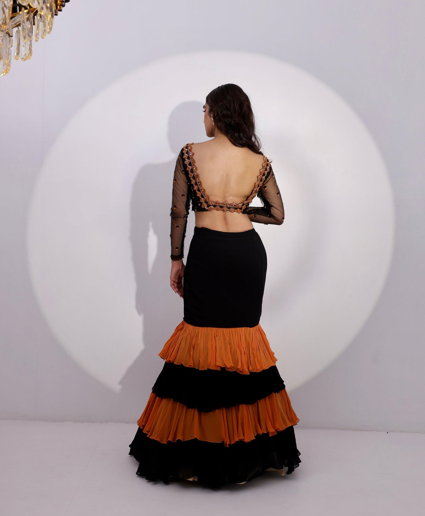 Fantasia concept saree/mermaid lehenga set - Nishi Madaan Label