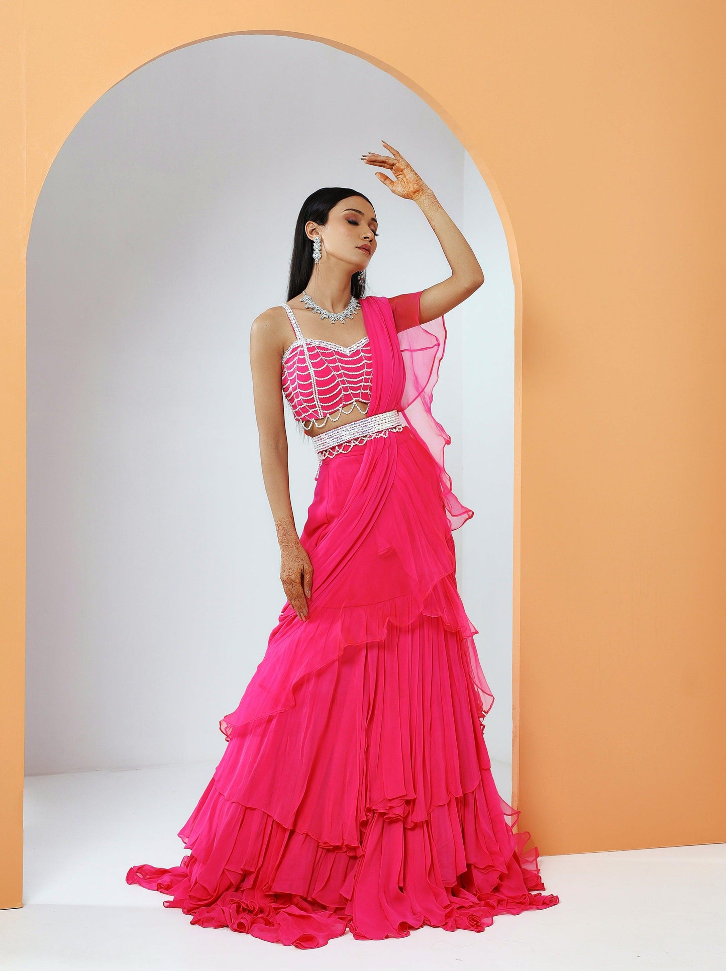 Lea concept saree set - Nishi Madaan Label