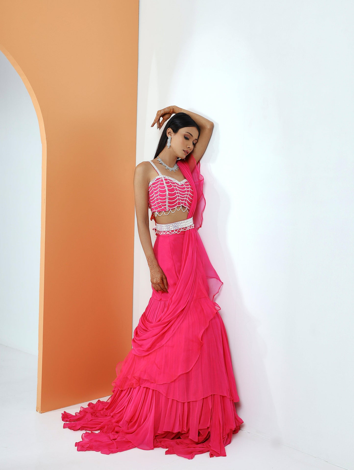 Lea concept saree set - Nishi Madaan Label