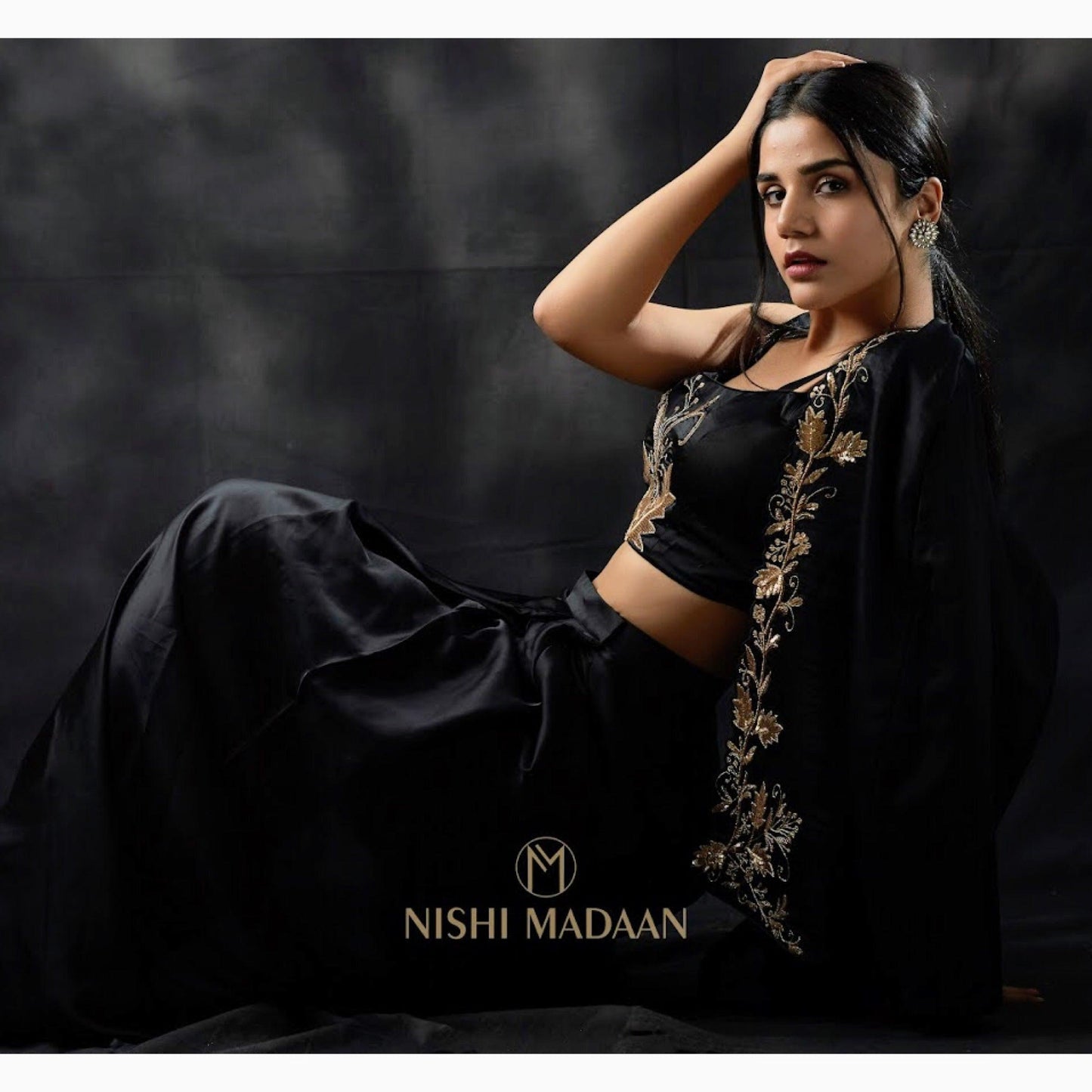 Power black three piece set - Nishi Madaan Label