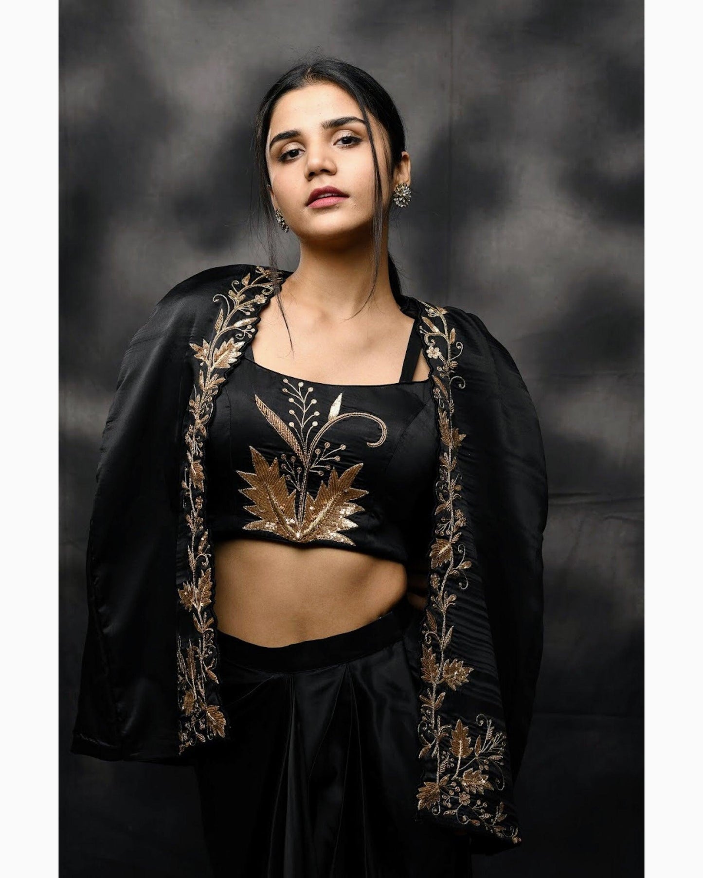 Power black three piece set - Nishi Madaan Label