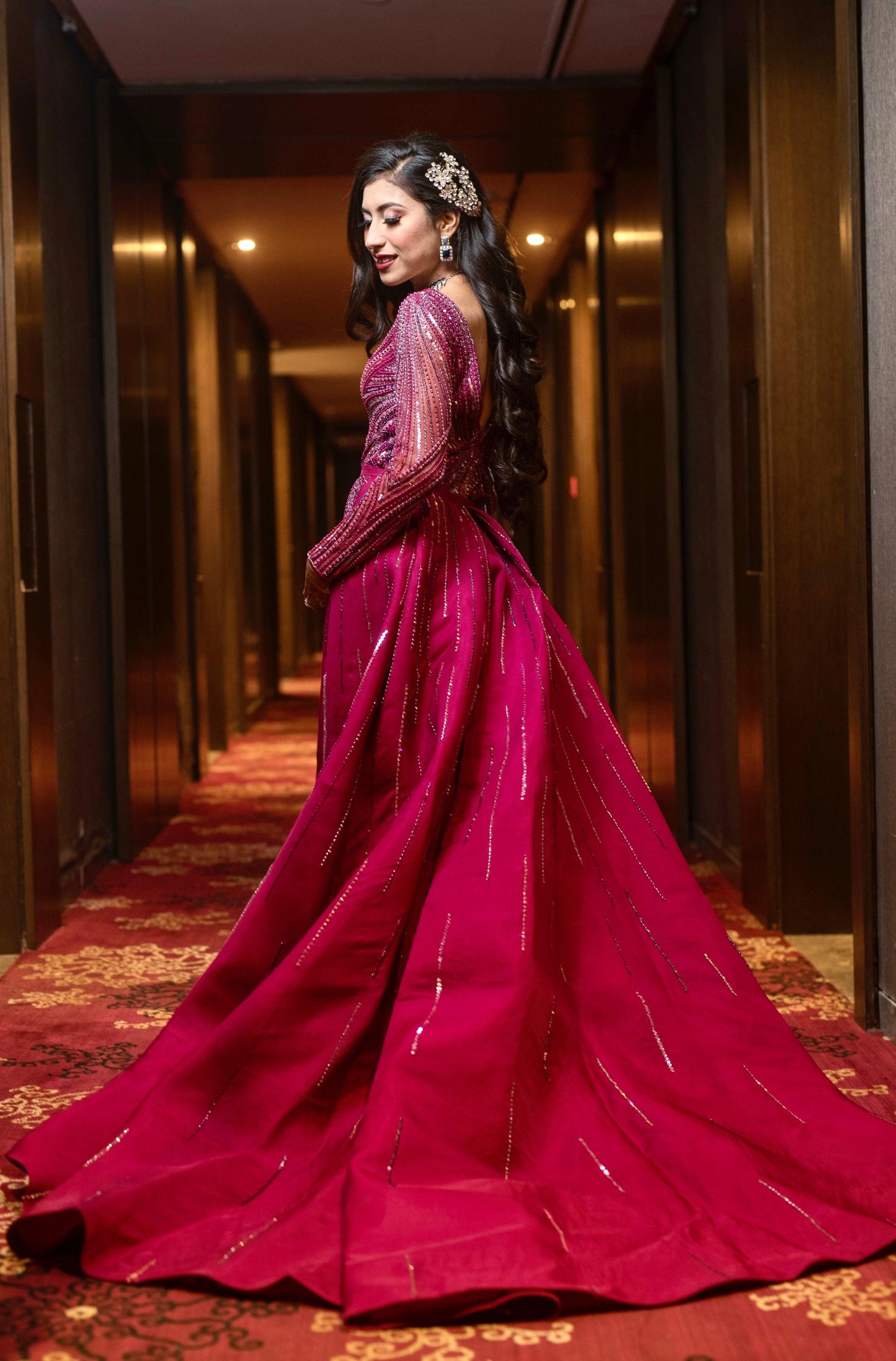 The tranquil trail gown - Nishi Madaan Label