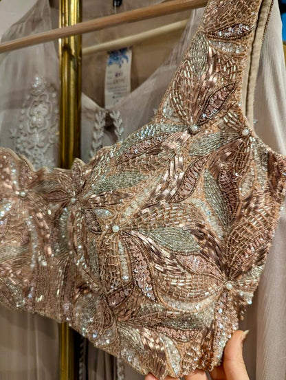 Champagne gold drape