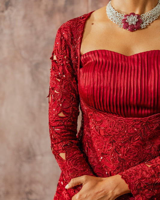 Scarlet garara set