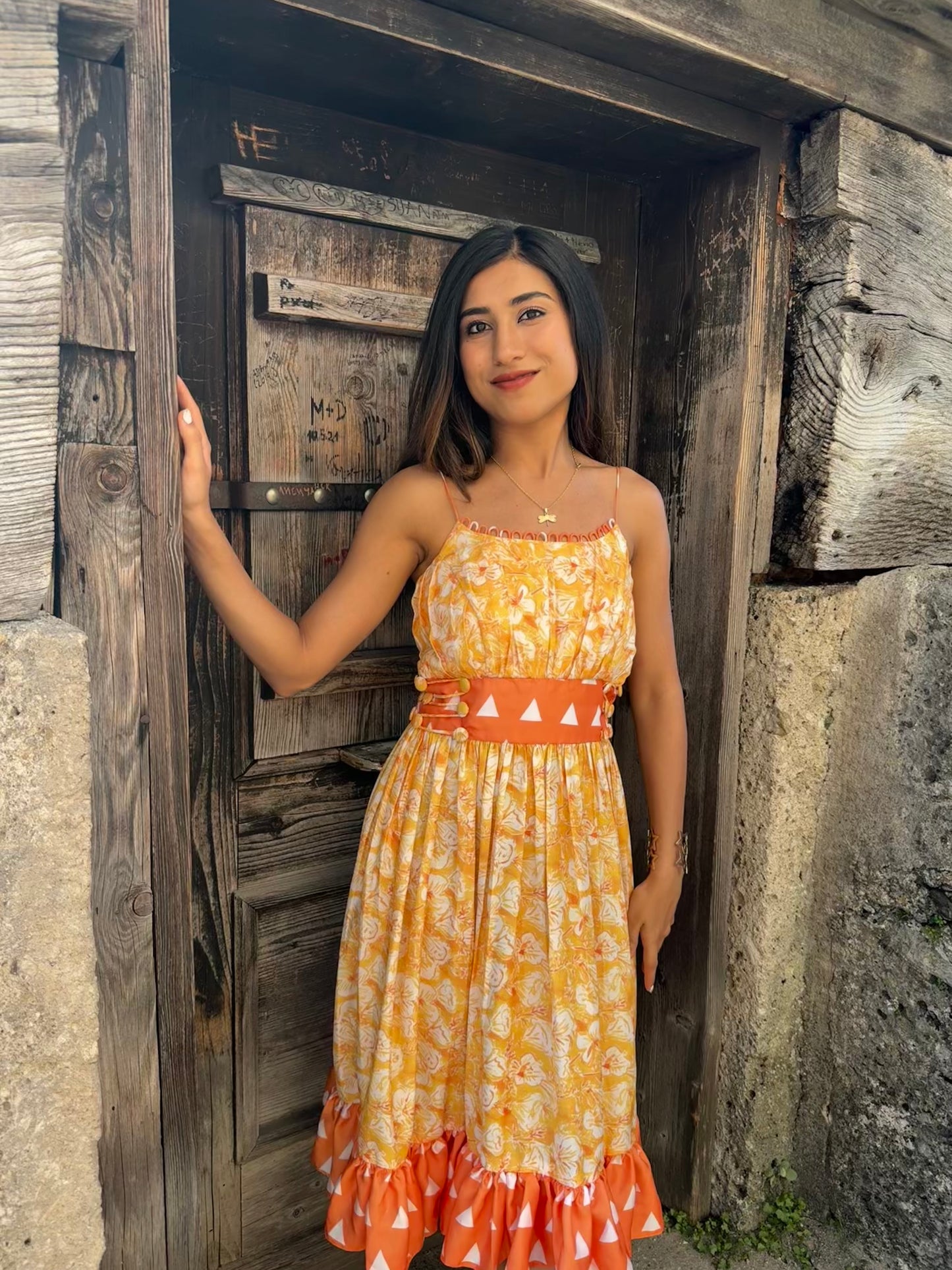 Sunset Midi dress