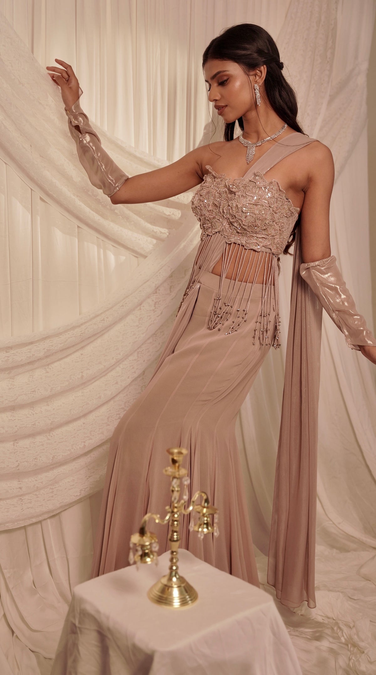 tube blouse saree