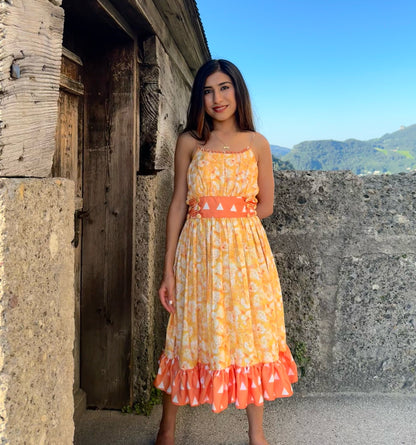 Sunset Midi dress