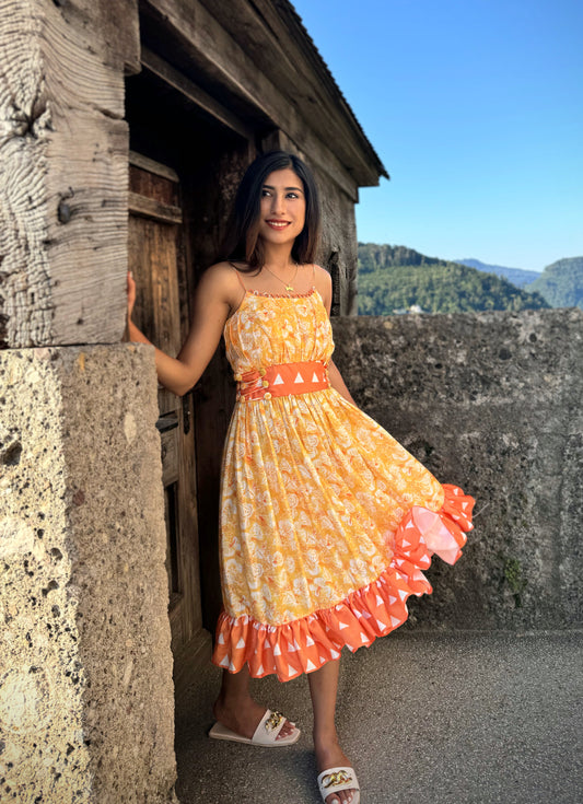 Sunset Midi dress