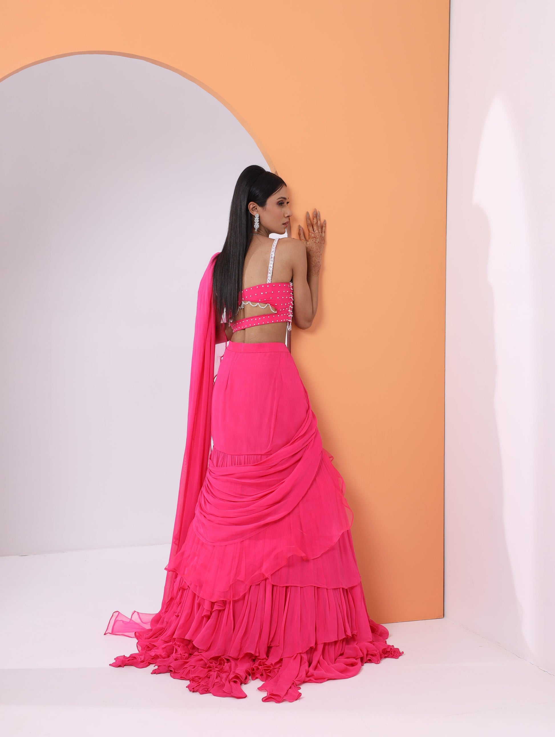 Lea concept saree set - Nishi Madaan Label